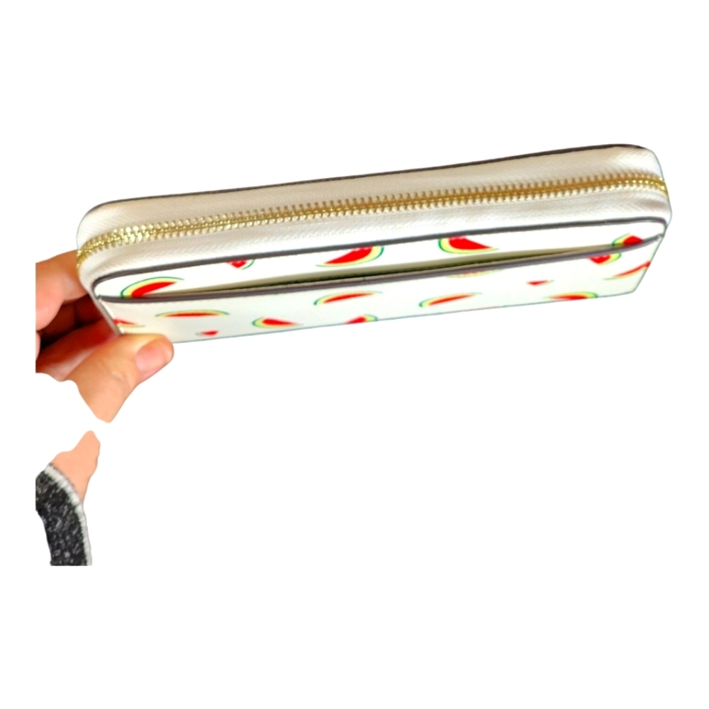 Kate Spade Staci Watermelon Party Large Continental Zip Wallet NWT - Picture 8 of 14